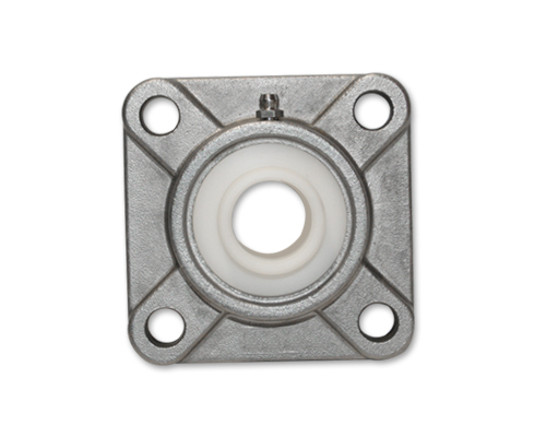 MOVET® 4-hole flange bearing SF 205, housing inox, PNS POM, Ø 25 mm