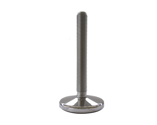 Maschinenfuß / Stellfuß MASSIV Edelstahl, Ø 159 mm, M20 x 100 mm, NBR