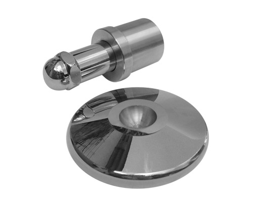 Element 2 von 2 (Bild) – Maschinenfuß / Gelenkfuß TEKNOTANK, Ø 120 mm Edelstahl, 1 1/4