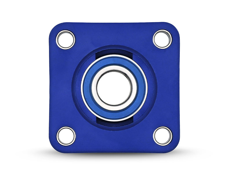 Element 2 of 4 (image) – MOVET® Blue Hygienic 4-hole flange bearing FPL 201, housing blue, MB stainless steel, Ø 12 mm