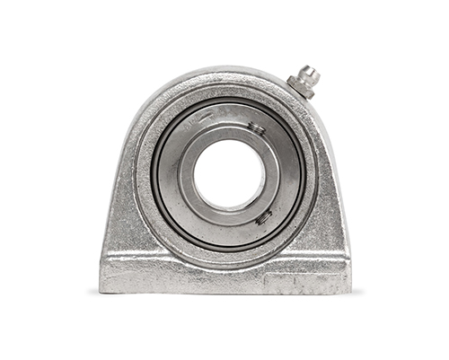 MOVET® Pillow block bearing SPA 202, housing inox, MUC stainless steel, Ø 15 mm