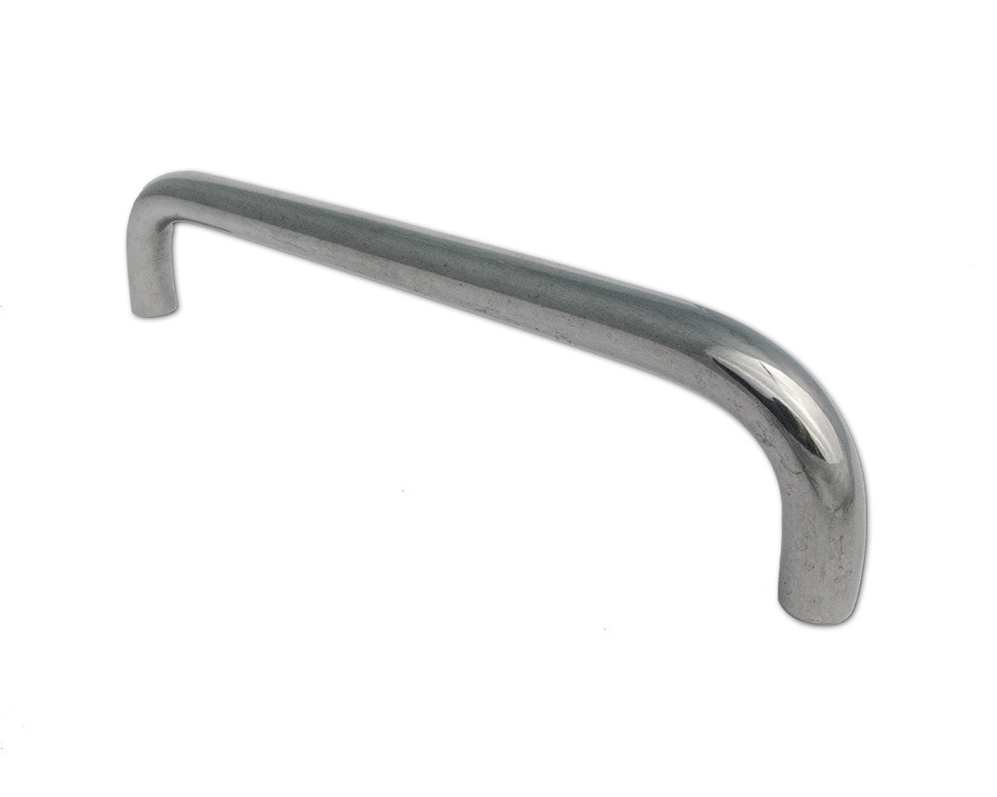 Pull handle SS Ø 8 mm, spacing of hole 96 mm