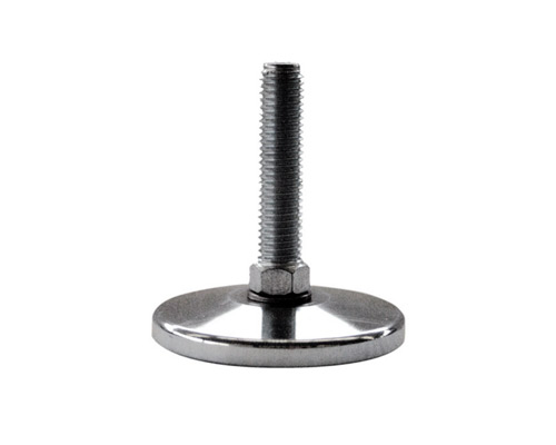 Maschinenfuß / Stellfuß MASSIV Stahl, Ø 40 mm, M10 x 50 mm