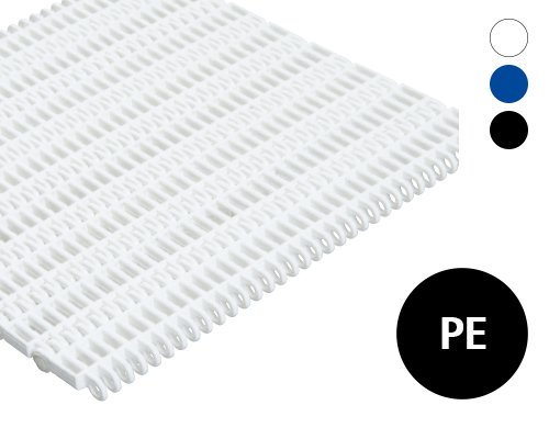 Modulband 25-700 offene, gitter Oberfläche, 31 % flow, p=25  PE, FDA, USDA, FSIS