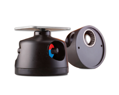 Maschinenfuß / Stellfuß MAGIC mobil, Ø 98 mm, M0 x 0 mm Stahl verzinkt, Antirutsch NBR schwarz