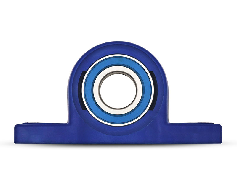 Element 2 von 4 (Bild) – MOVET® Blue Hygiene Stehlager PPL 202, Gehäuse blau, MB Edelstahl, Ø 15 mm