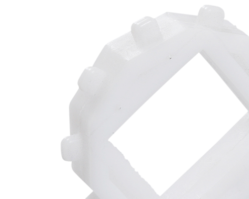 Sprocket series 25-400,  t= 8, Ø 64 mm, bore 25 with key way, POM