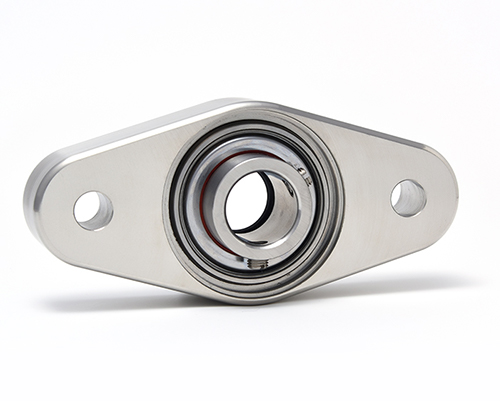 MOVET® 2-hole flange bearing 17mm FS high hygienic MB