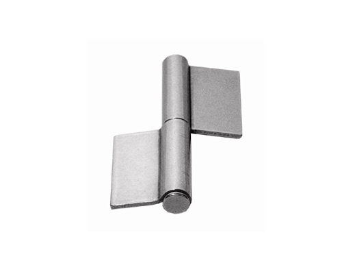 Rolled hinge stainless steel 70 x 42,5 x 9,2, symmetric, weld-on hinge