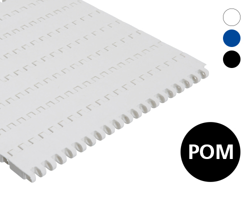Modulband 25-408 geschlossene Oberfläche, 2 % flow, p=25  POM, FDA, USDA, FSIS
