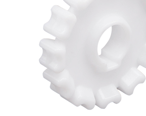 Sprocket series 25-800,  t= 20, Ø 160 mm, bore Ø 30 with key way, POM