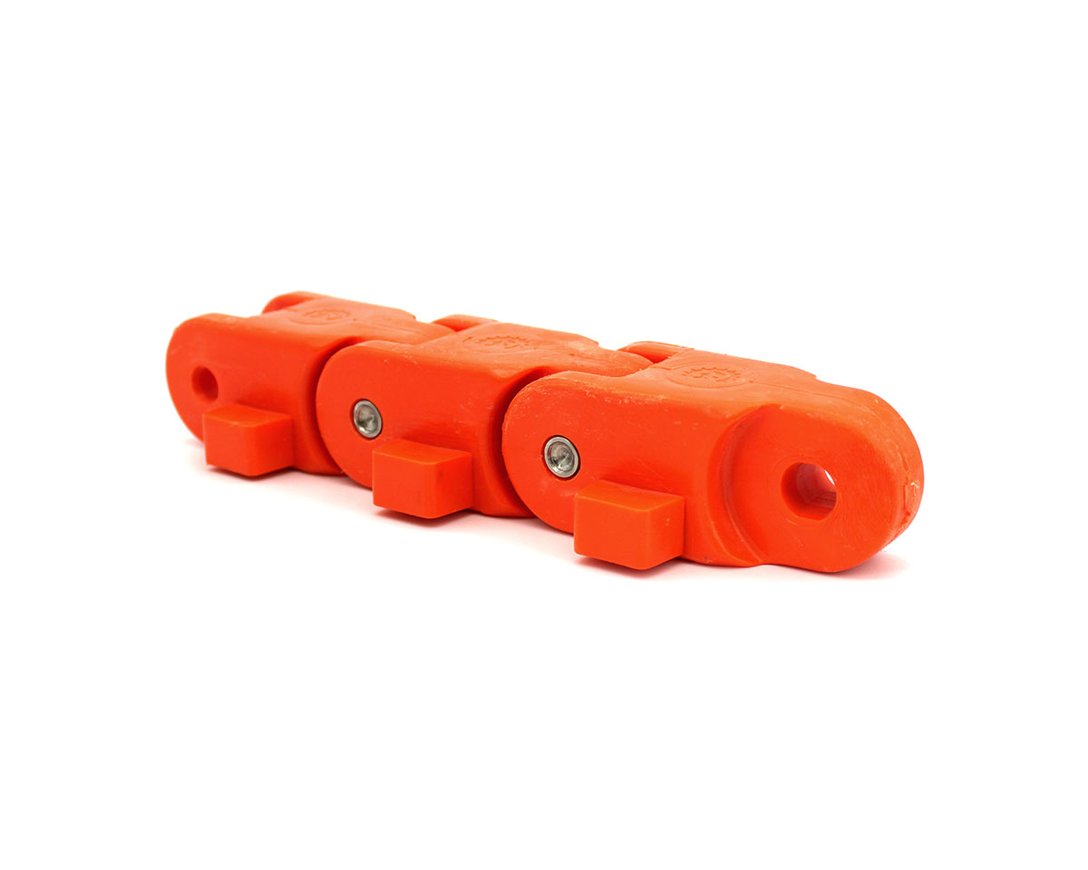 Case conveyer chain 3000 TAB, POM orange