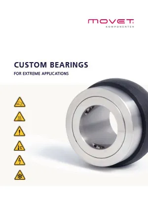 MOVET Components - Preview brochure Custom bearings