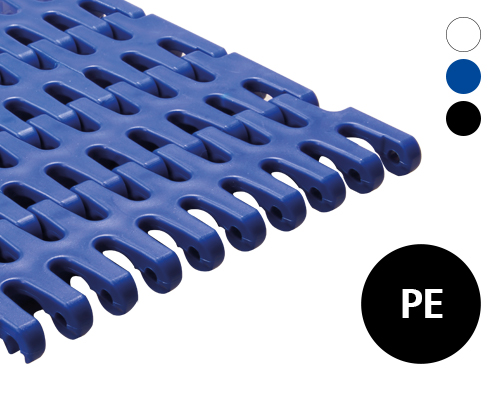 Modulband 50-801 sehr offene Oberfläche, 26 % flow, p=50  PE, FDA, USDA, FSIS