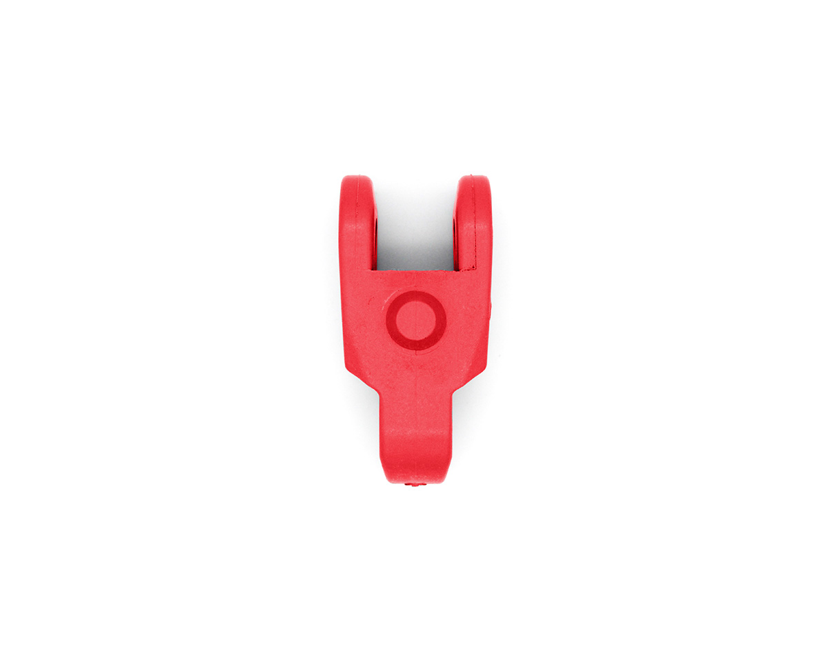 Mitnehmerglied für Knochenkette 2000, PP mit 30% Glas, Rot, Teilung 50, 8 mm, Ø17mm, Höhe 5 mm