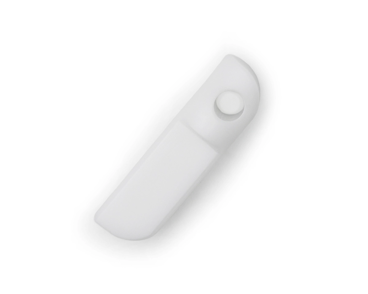 MOVET Mitnehmer für Multiflex-Kette 1702, POM, abgeflachte Ausführung, Überstand 40 mm
