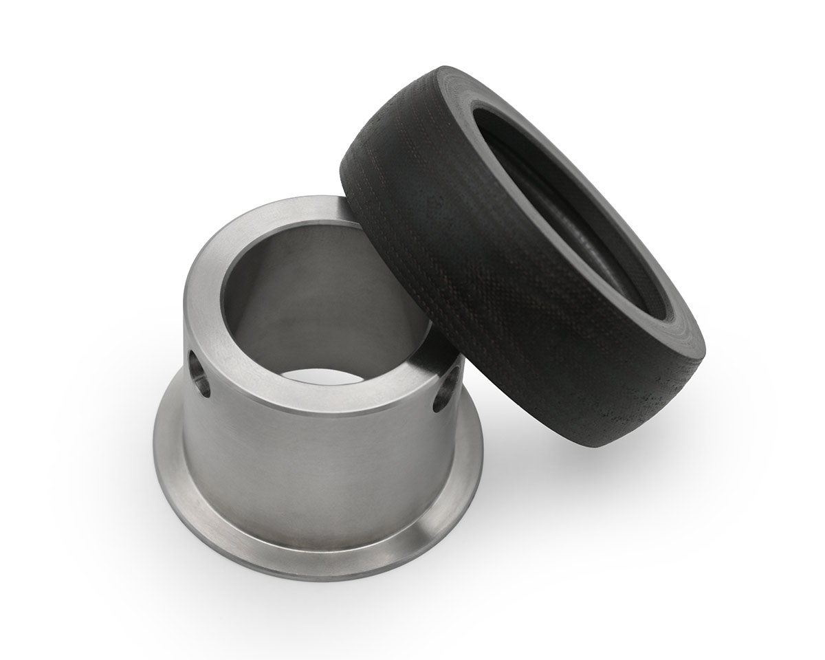 Element 3 of 4 (image) – Slide bearing K522 RSN grove with SS short bushing 205, 25 mm,
Other sizes available on request