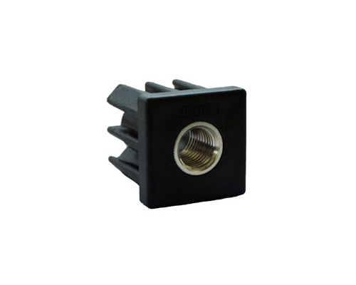 Einschlagstopfen PA 50x50, M12 MS-Gewinde