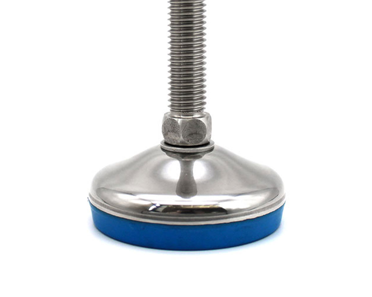 Element 2 of 2 (image) – Levelling foot VULCANIZED stainless steel, Ø 50 mm, M10 x 50 mm, EPDM