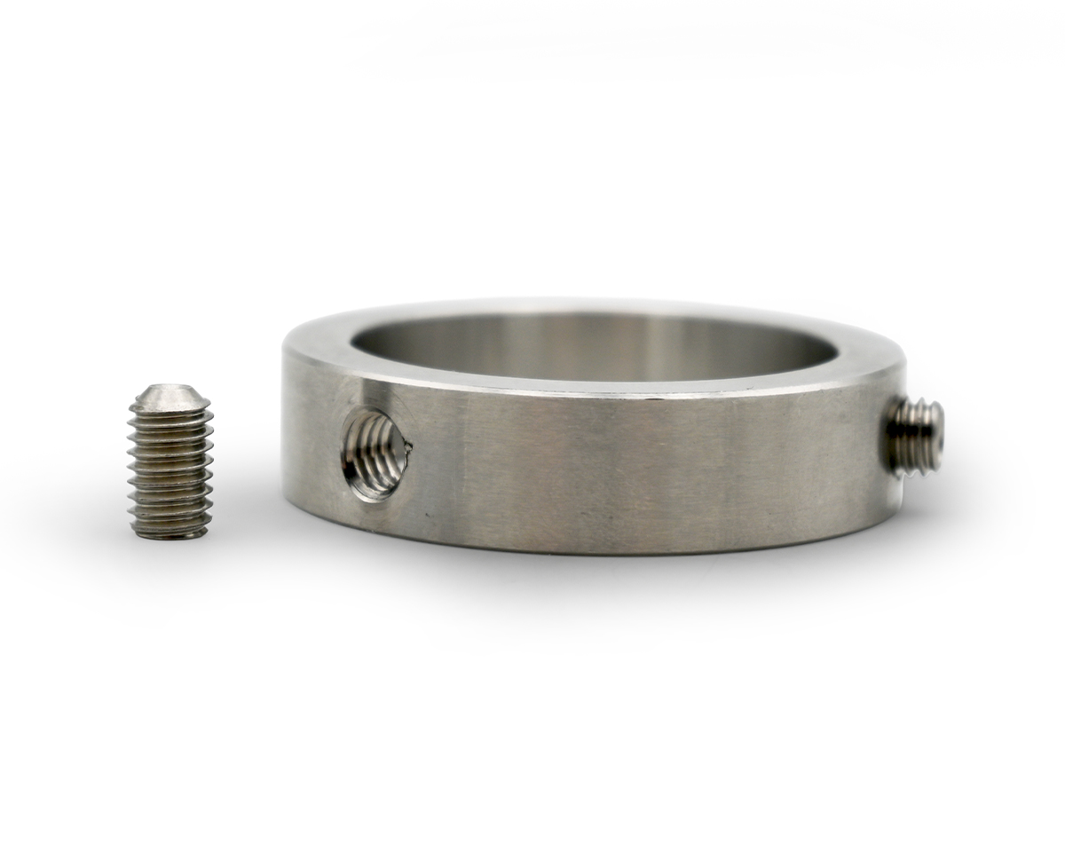 Element 3 von 4 (Bild) – Axialsicherungsring 35 x 45 x 11 mm mit 2x Gewinde M6, 1.4301, Lieferzeiten können je nach Verfügbarkeit variieren.