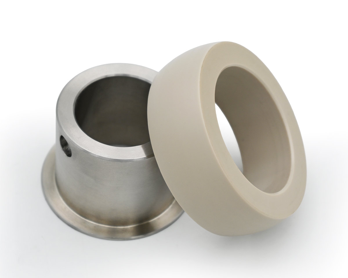 Element 4 of 4 (image) – Slide bearing PEEK with short SS bushing 205, Ø 25 mm,
Other sizes available on request