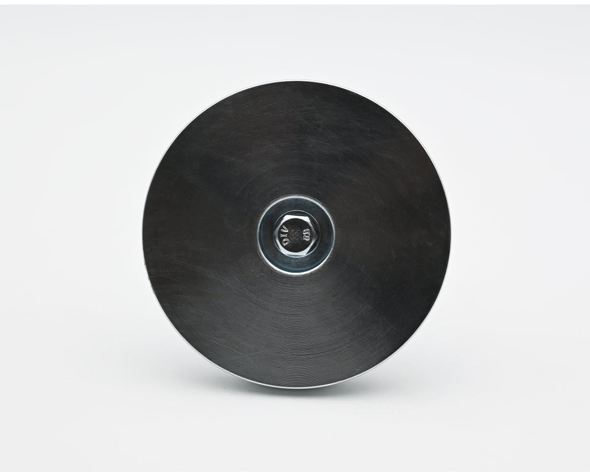 Element 3 von 4 (Bild) – Maschinenfuß / Gelenkfuß MASSIV Stahl, Ø 100 mm, M20 x 200 mm