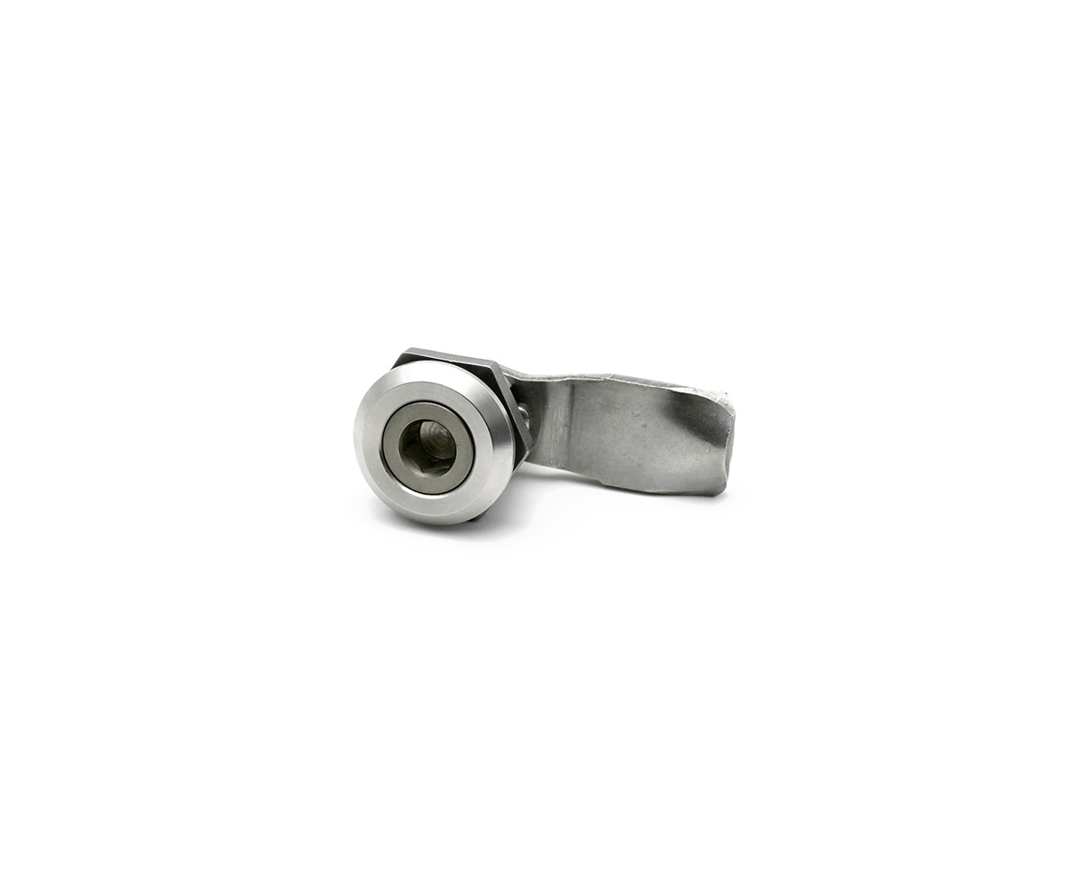 Element 1 von 2 (Bild) – Drehriegel Edelstahl 90° Typ C, Innensechskant, Ø 28 mm, H = 20, IP67