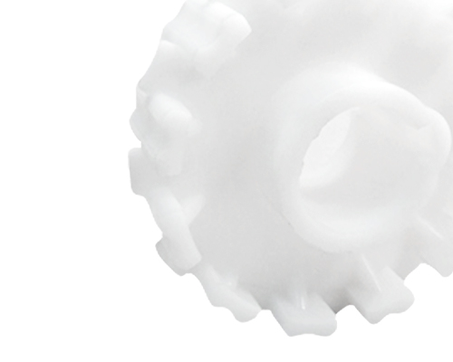 Sprocket series 25-000,  t= 12, Ø 96 mm, square bore 40 x 40, POM