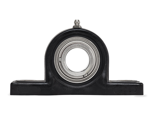 MOVET® Stehlager PPL 209, Gehäuse schwarz, MB Edelstahl, Ø 45 mm
