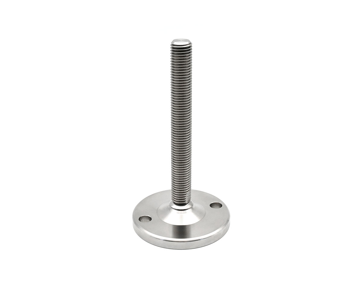 Levelling foot MASSIV Stainless Steel, Ø 80 mm, M20 x 200 mm, Drills