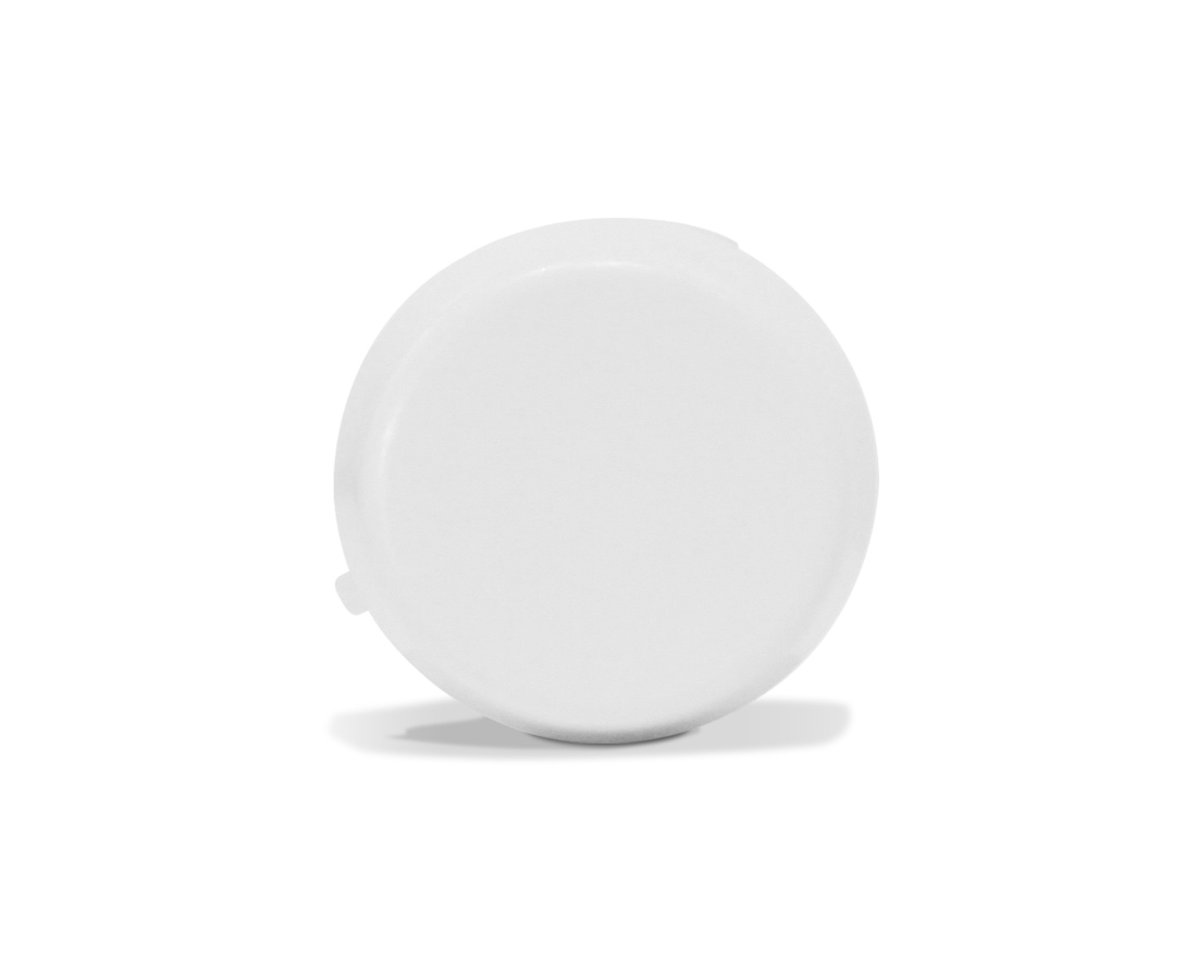 MOVET® cap for thermoplastic units 25mm closed white