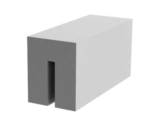 Gleitleiste Superfinish, Typ MN mit Nut 3 x 17, PE 1000 natur, 25 x 20 x 2000 mm, Aufstecknut 3, 0 mm +0, 2