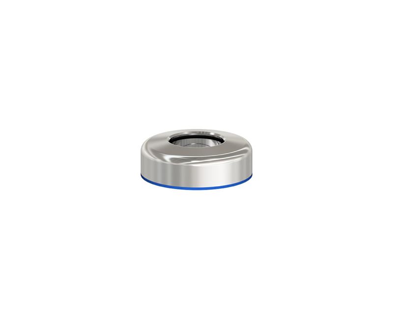 Befestigungsflansch/Adapter für Bedienpanel, Ø 99 mm, H = 32, 5 mm, mit Anschlussstück Ø 48, 3 mm, fixierte Ausführung