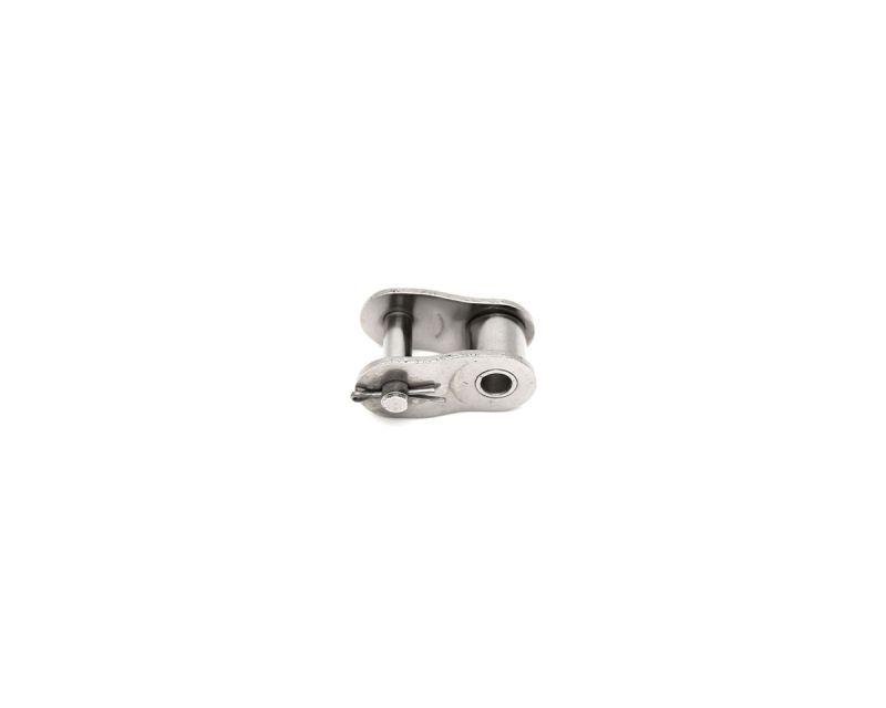 Gekröpftes Splintverschlussglied 35-1 ANSI, 3/8" x 3/16", korrosionsbestaändig, DIN 8188, Teilung 9, 53 mm, Innere Weite 4