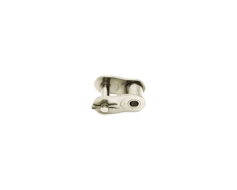 Gekröpftes Splintverschlussglied 20 B-1, 1 1/4" x 3/4", vernickelt, DIN 8187, Teilung 31, 75 mm, Innere Weite 19, 56 mm, Roll