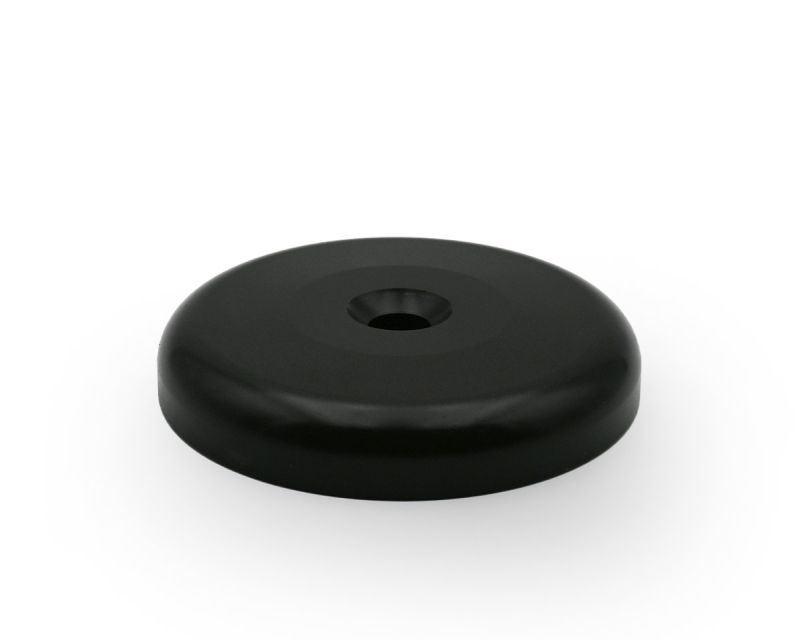 TEKNO FIX, Fußplatte phosphatiert, Ø 120 mm, H=25 mm, D1= 30 mm, Bohrung Ø 17 mm